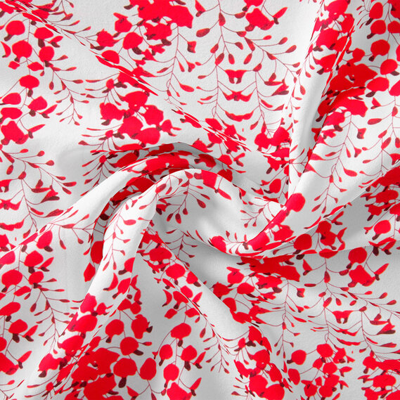 Тканина плательна IDEIA Асоль 1,45 м Червоний/Молочний (2200004221656)