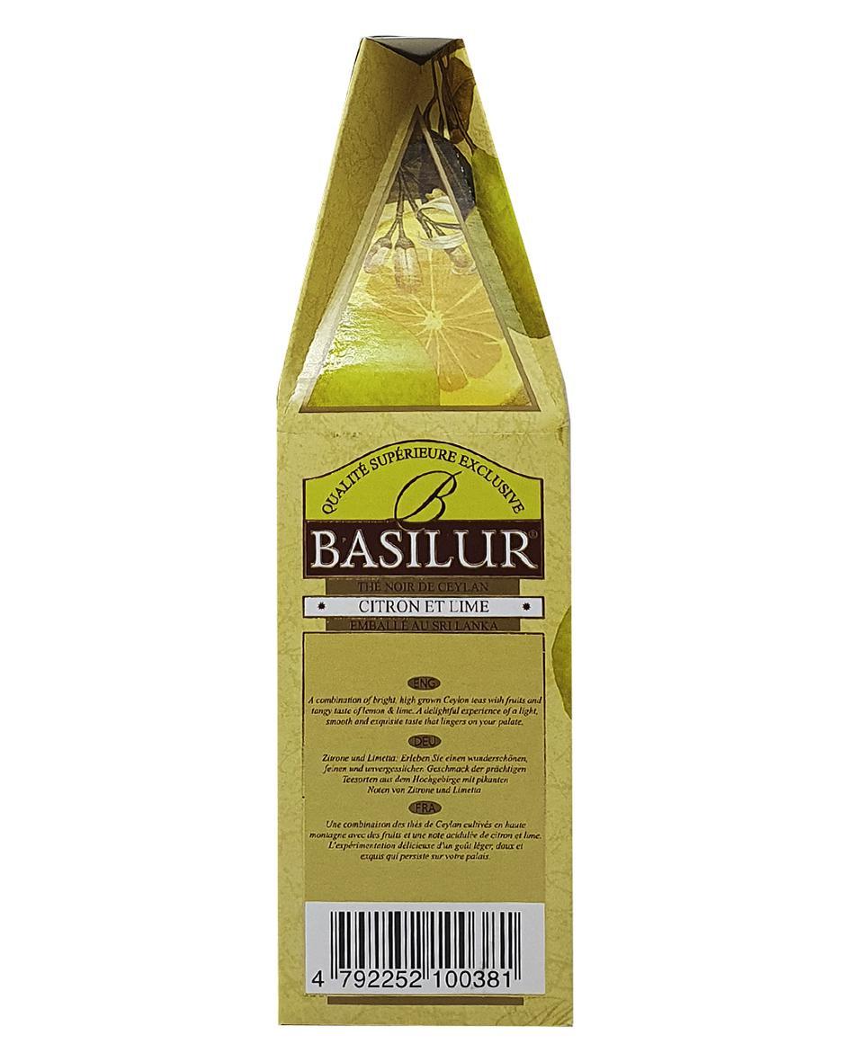 Чай черный Basilur Волшебные фрукты Лимон и Лайм 100 г (55189) - фото 4