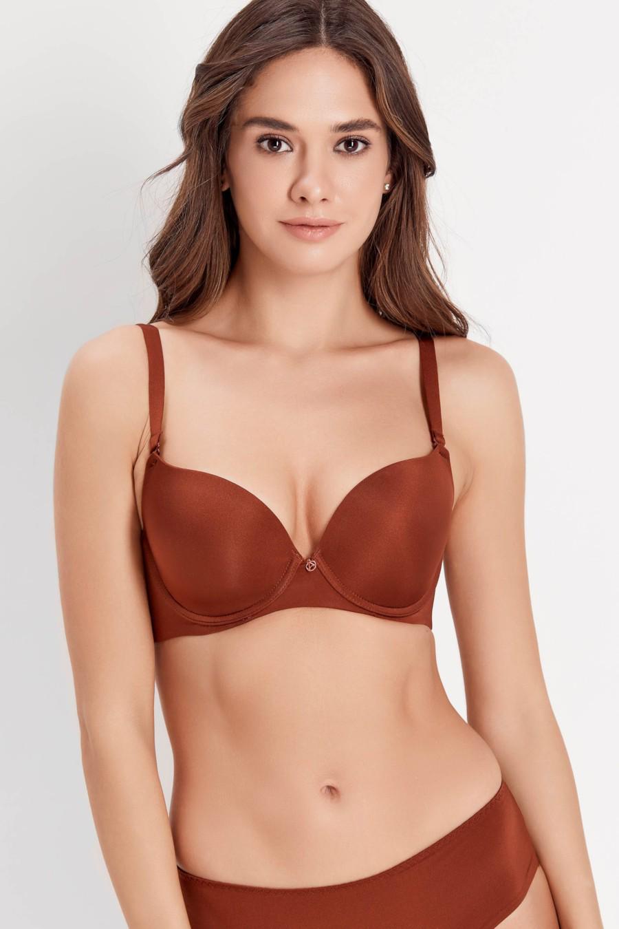 Бюстгальтер с уплотненной чашкой Anabel Arto 75C Корица (35072/76585)