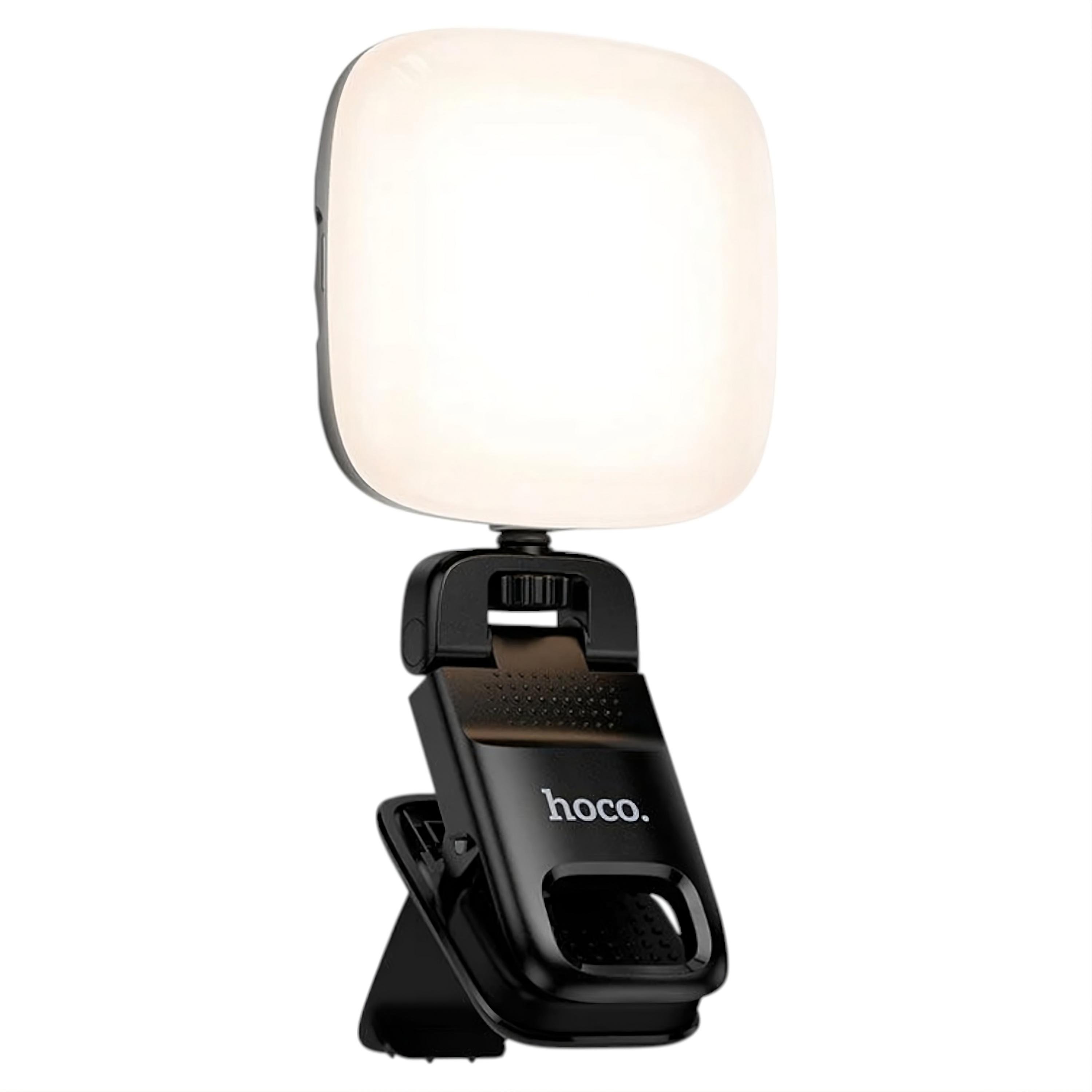 Ліхтар ортативний LED Hoco K29 для телефону/камери 1200 Лм Чорний (30847422)