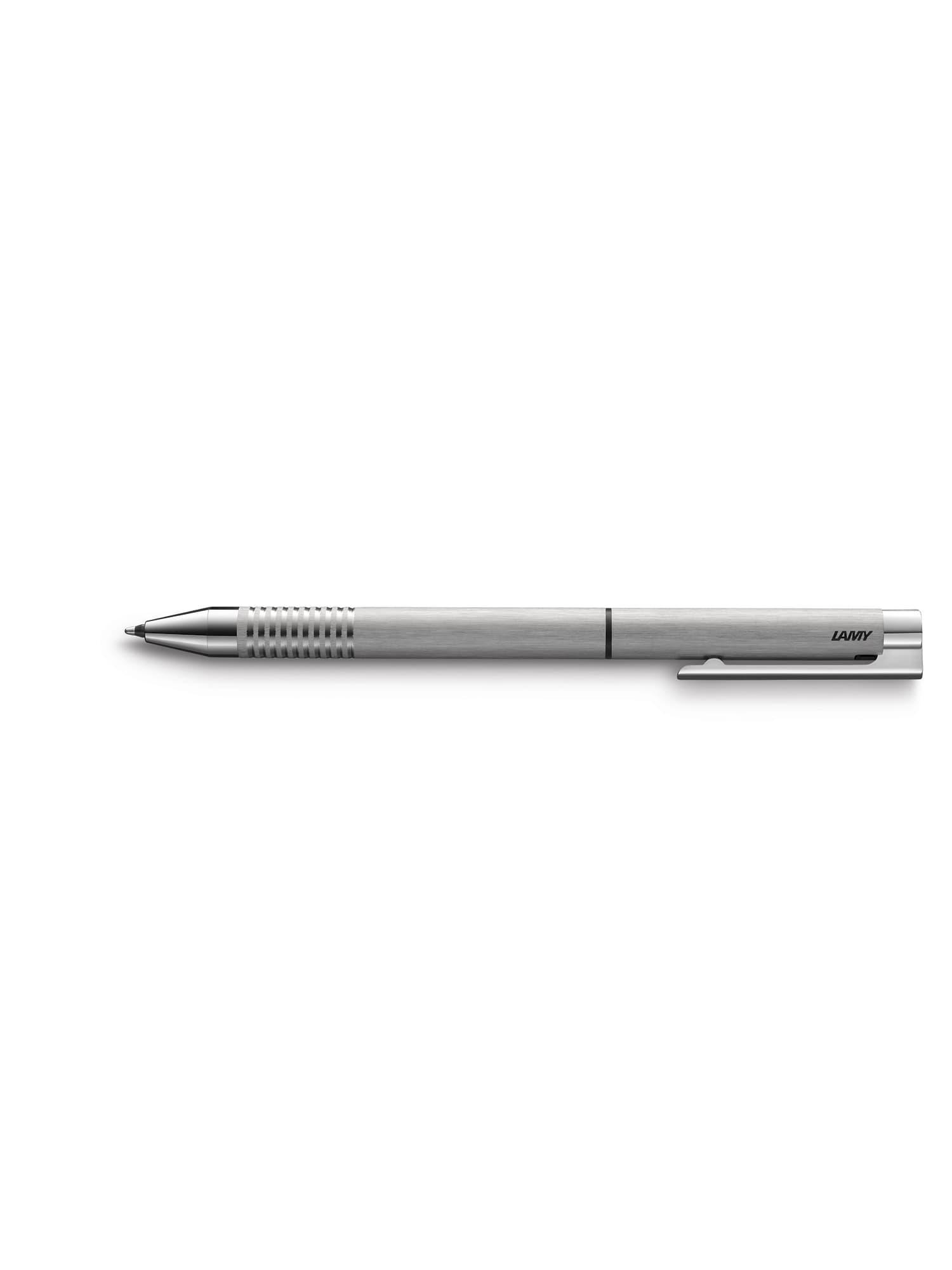Письменная ручка 2в1 Lamy Logo черный стержень M21 1 мм и механический карандаш 0,5 мм Хром матовый (4001255)