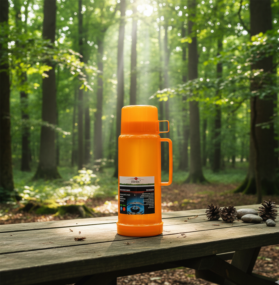 Термос со стеклянной колбой для горячих и холодных напитков 1 л Yellow (30477) - фото 2 Термос со стеклянной колбой для горячих и холодных напитков 1 л Yellow (30477) - фото 2