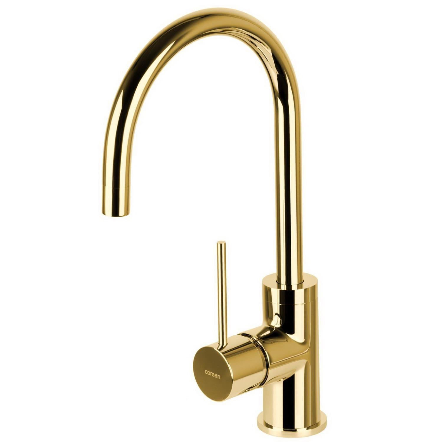 Смеситель для кухни Corsan LUGO CMB7522GL reac-10000000070 однорычажный Золотой (158782)