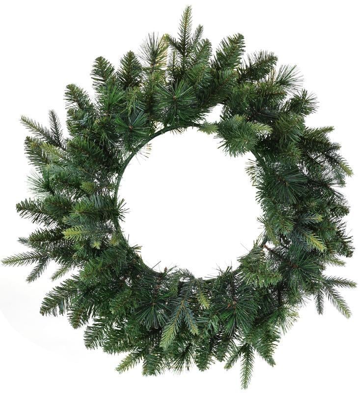 Венок из искусственной хвои 190 веток 60 см