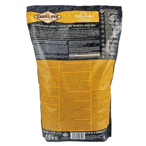 Корм сухой Carnilove Fresh для взрослых собак всех пород курица и кролик 1,5 кг - фото 6