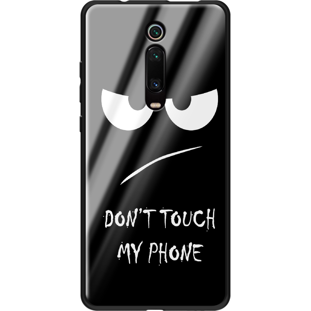 Чохол BoxFace Xiaomi Mi 9T / Mi 9T Pro Don't Touch my Phone Чорний силікон зі склом (37376-up535-37743)