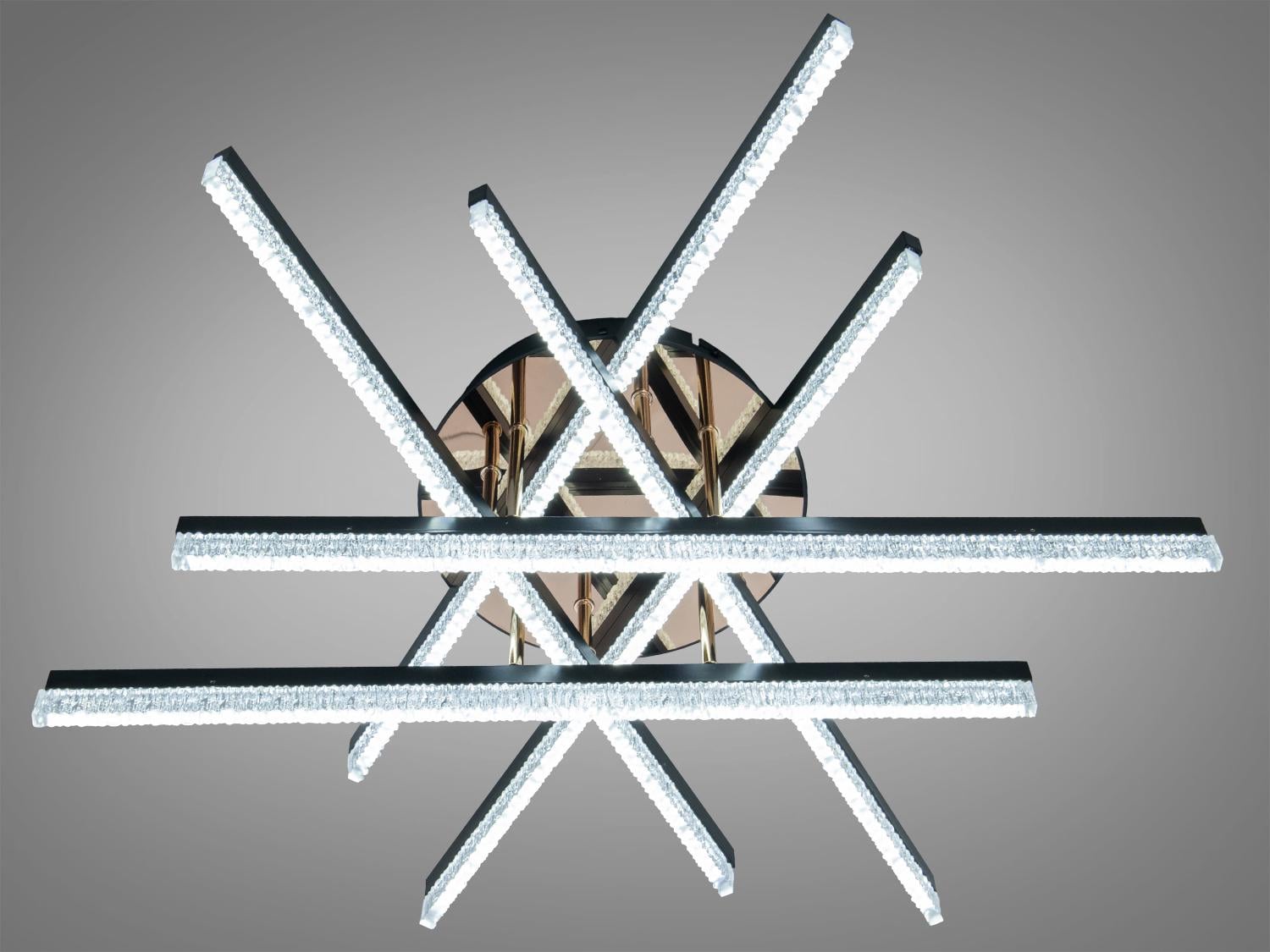Люстра потолочная LED Diasha 80 Вт Черный (SX1008/6BK)