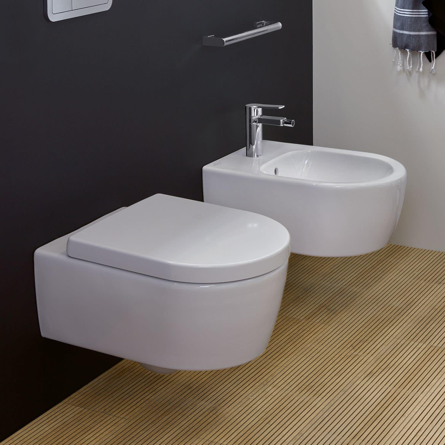 Биде подвесное Villeroy&Boch Avento 54050001 Белый (91627) - фото 5