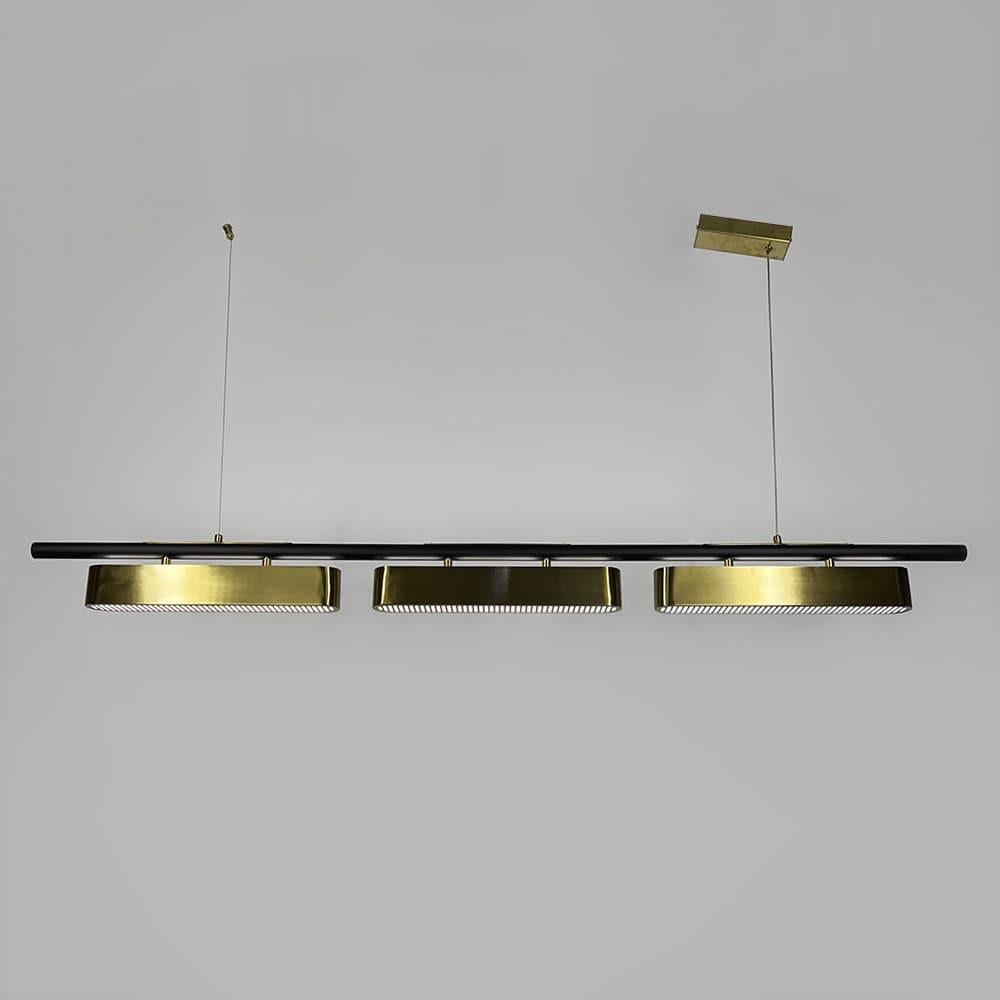 Світильник подовжений на 3 латунні модулі 140 см (NO6-1400) - фото 5 Світильник подовжений на 3 латунні модулі 140 см (NO6-1400) - фото 5