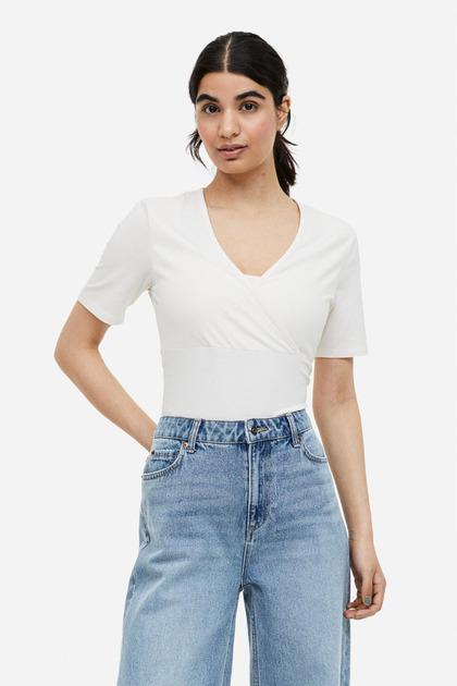 Топ H&M S Белый (1202553П)