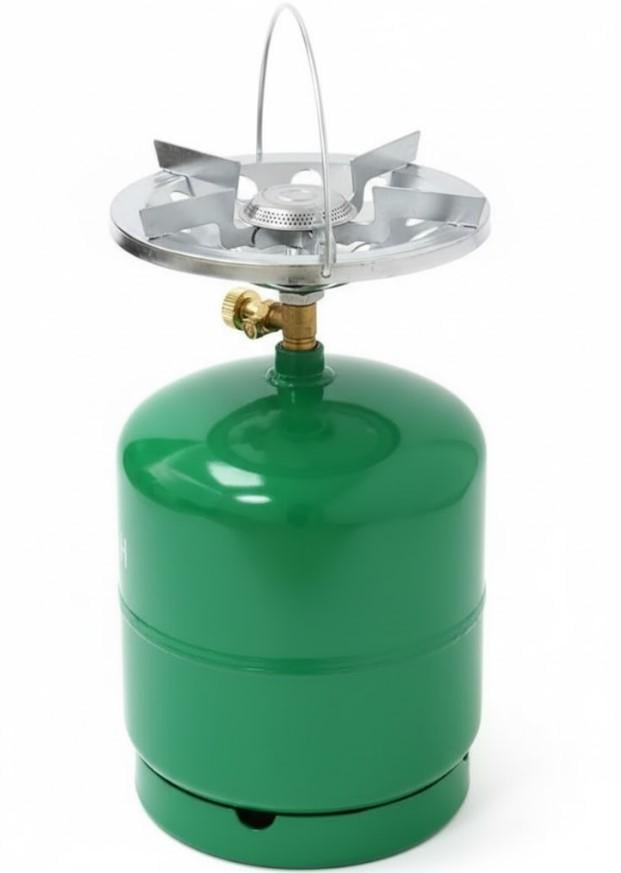 Похідний газовий комплект пальник та балон пропан/бутан 8 л (2104618807) - фото 8