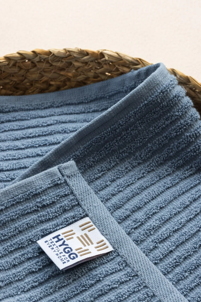 Рушник махровий HYGG для ванної 70x140 см Блакитний (334168)