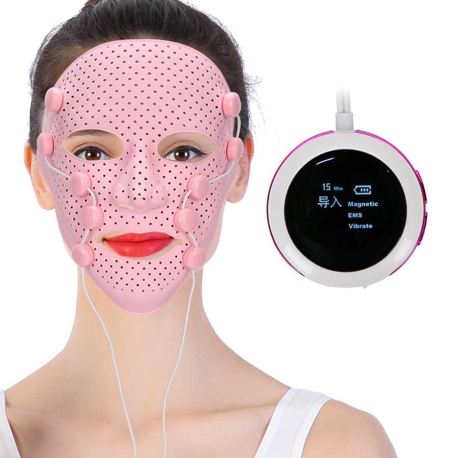 Маска-масажер для обличчя Smart Face massager Рожевий - фото 4