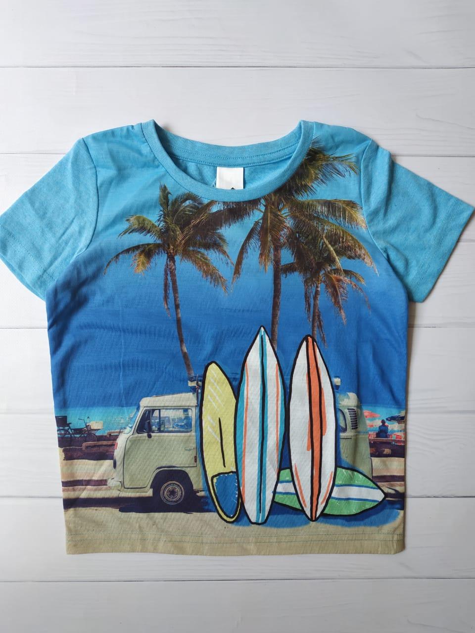 Футболка C&A для хлопчика з принтом 110 см Синій (208131)