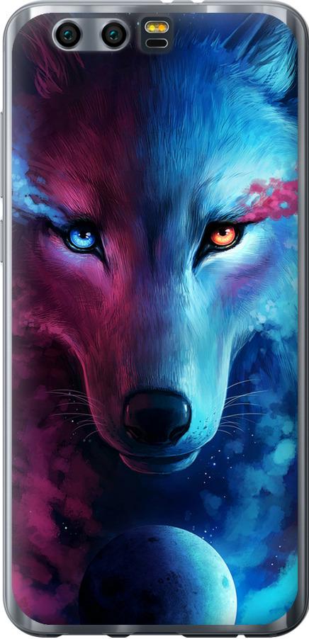Чехол на Huawei Honor 9 Арт-волк (3999u-998-42517)