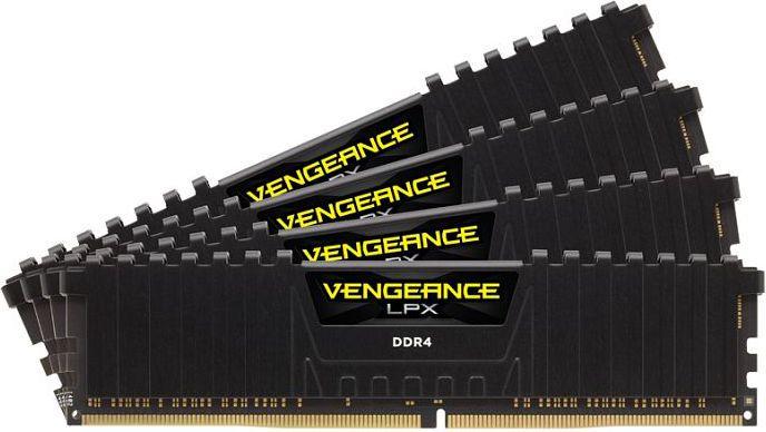 Пам'ять для настільних комп'ютерів Corsair 4x16GB DDR4 2666 MHz Vengeance LPX Чорний (CMK64GX4M4A2666C16) - фото 2 Пам'ять для настільних комп'ютерів Corsair 4x16GB DDR4 2666 MHz Vengeance LPX Чорний (CMK64GX4M4A2666C16) - фото 2