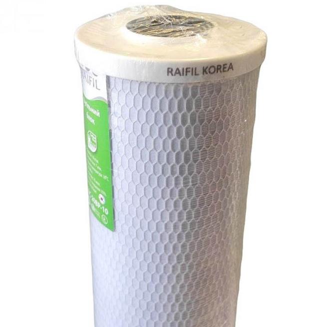 Картридж із пресованого активованого вугілля Raifil CBC-20-BP-10 (5481) - фото 3 Картридж із пресованого активованого вугілля Raifil CBC-20-BP-10 (5481) - фото 3