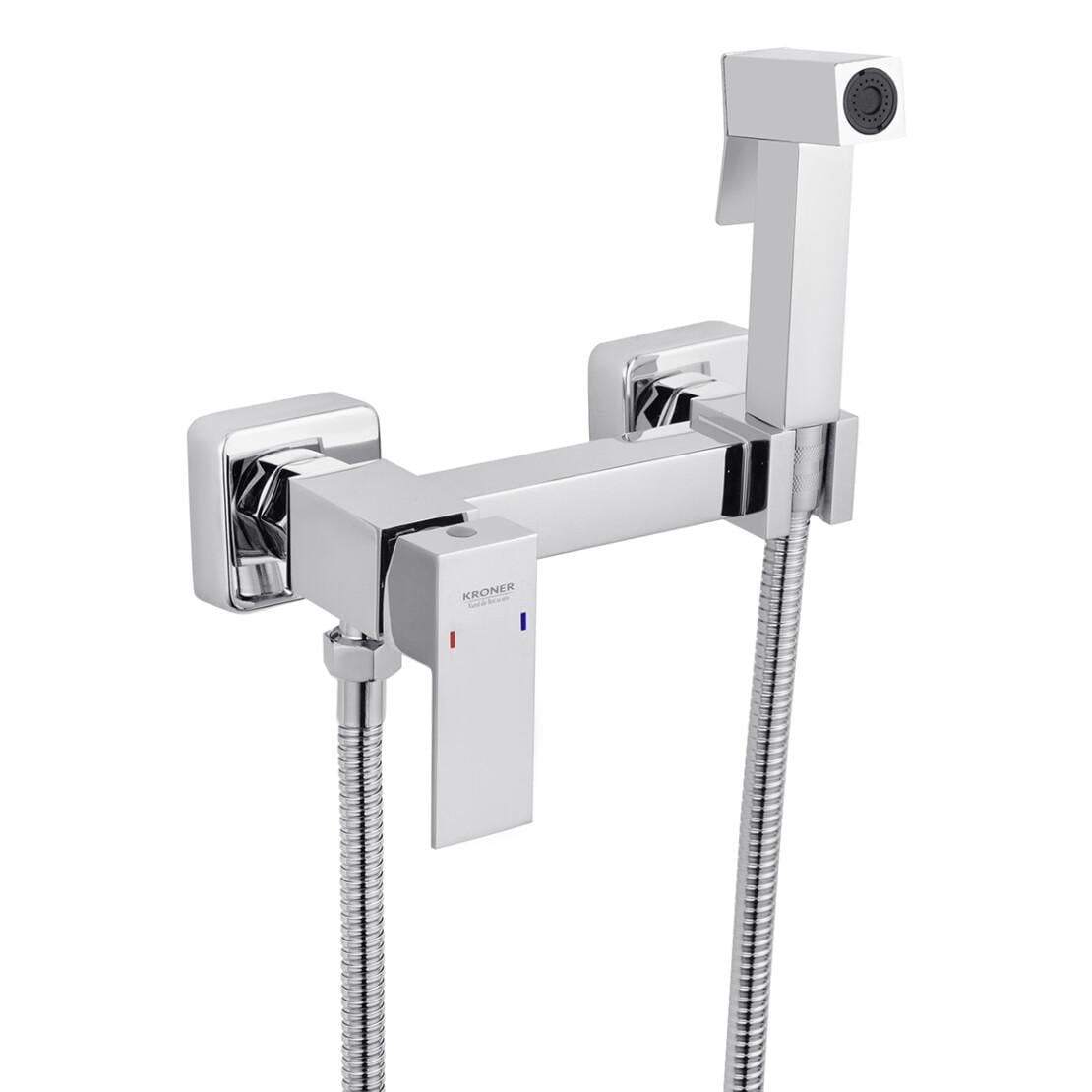 Гигиенический душ со смесителем Kroner KRP Edelstahl Kubus CHR052 (CV031896) Гигиенический душ со смесителем Kroner KRP Edelstahl Kubus CHR052 (CV031896)