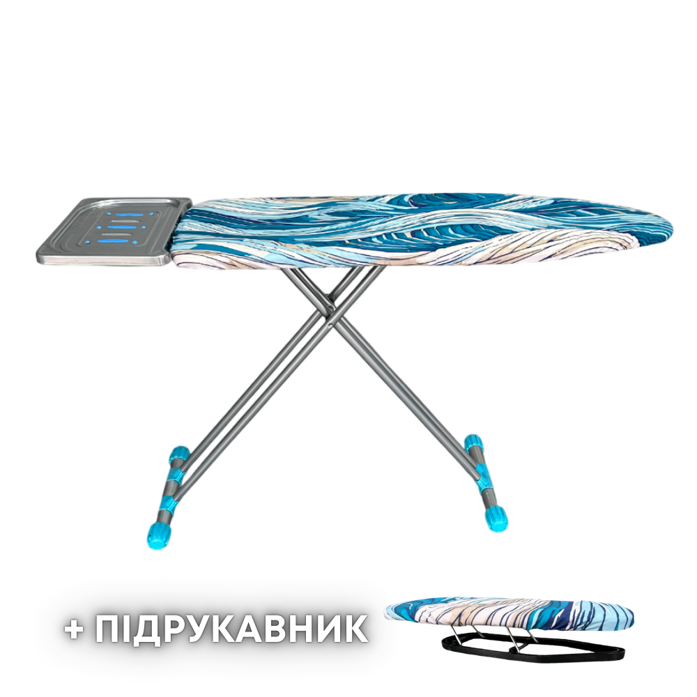 Гладильная доска NOVELTY PRO NP-730 с розеткой и подставкой под утюг (24039609) - фото 7
