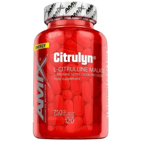 Аминокислота Цитруллин малат Amix CitruLyn 750 мг 120 капсул