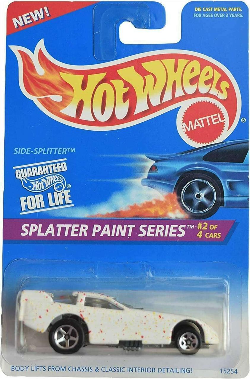 Игрушечная машинка Hot Wheels Side-Splitter Probe Funny Car 1996 Splatter Paint №409 (15254)