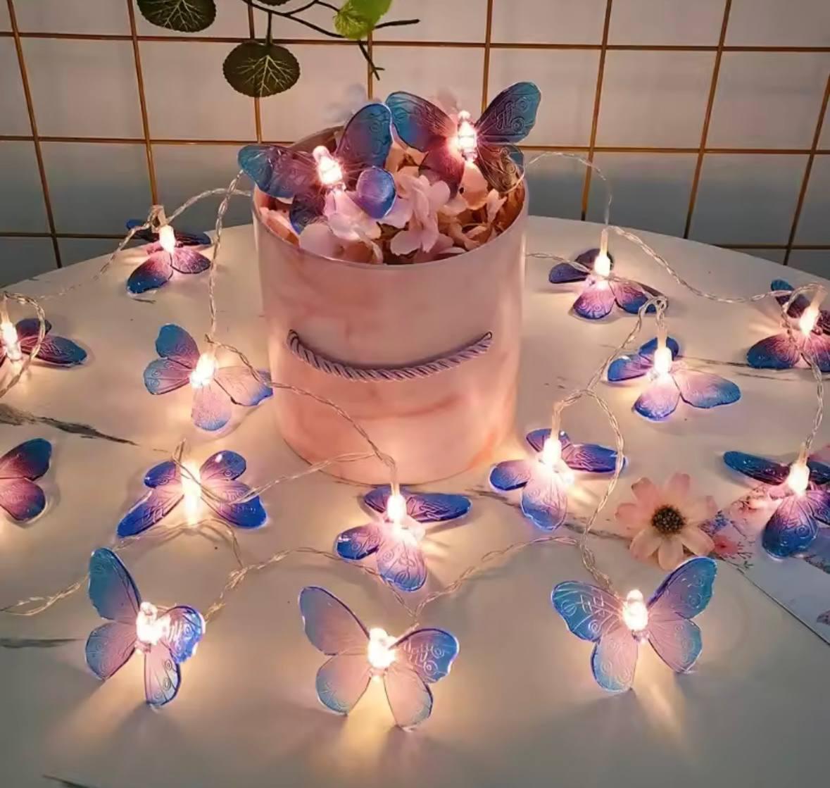 Гирлянда нитка бабочки 4,3 м от USB Фиолетовый (0da14818) Гирлянда нитка бабочки 4,3 м от USB Фиолетовый (0da14818)