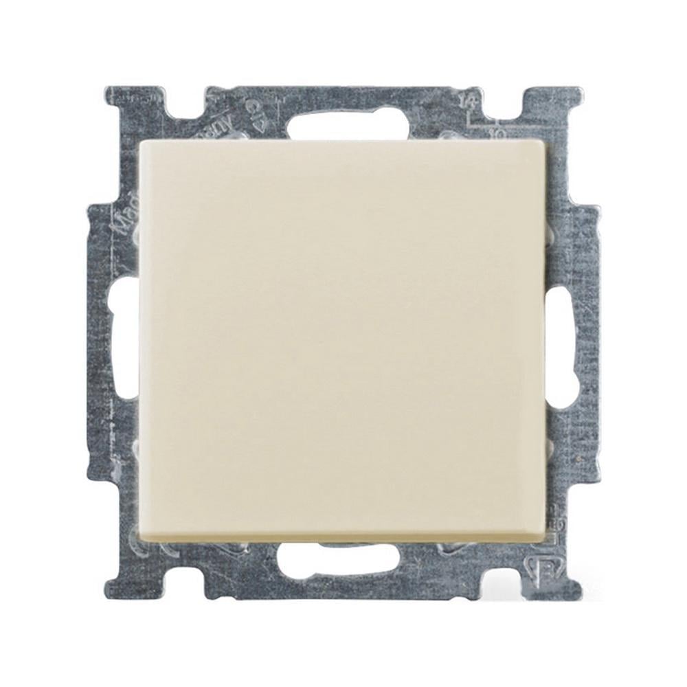 Вимикач одноклавішний Basic55 прохідний б/р Слонова кістка (2006/6 UC-92-507)