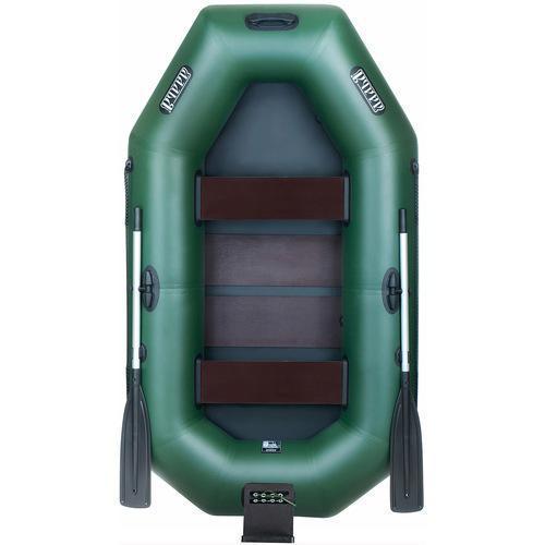 Надувний човен Ладья ЛТ-250БСТ ПВХ 2-х місний/гребний з транцем/рейкове дно/привальний брус