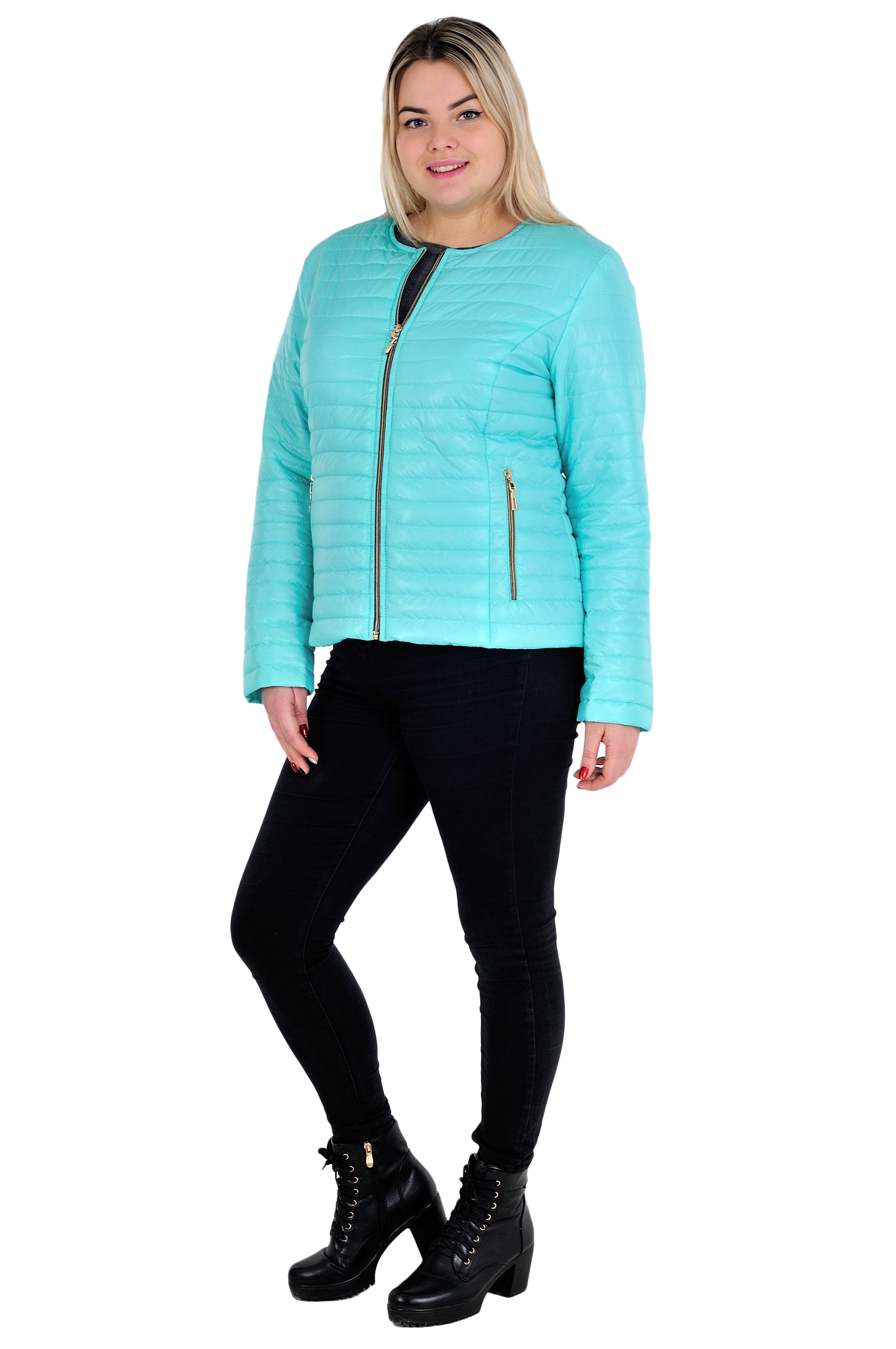 Куртка жіноча Sanny р. 66 М'ятний (№3502-бр-мк) - фото 2