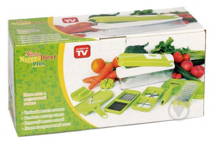 Овощерезка Nicer Dicer Plus Зеленый (258714) - фото 4