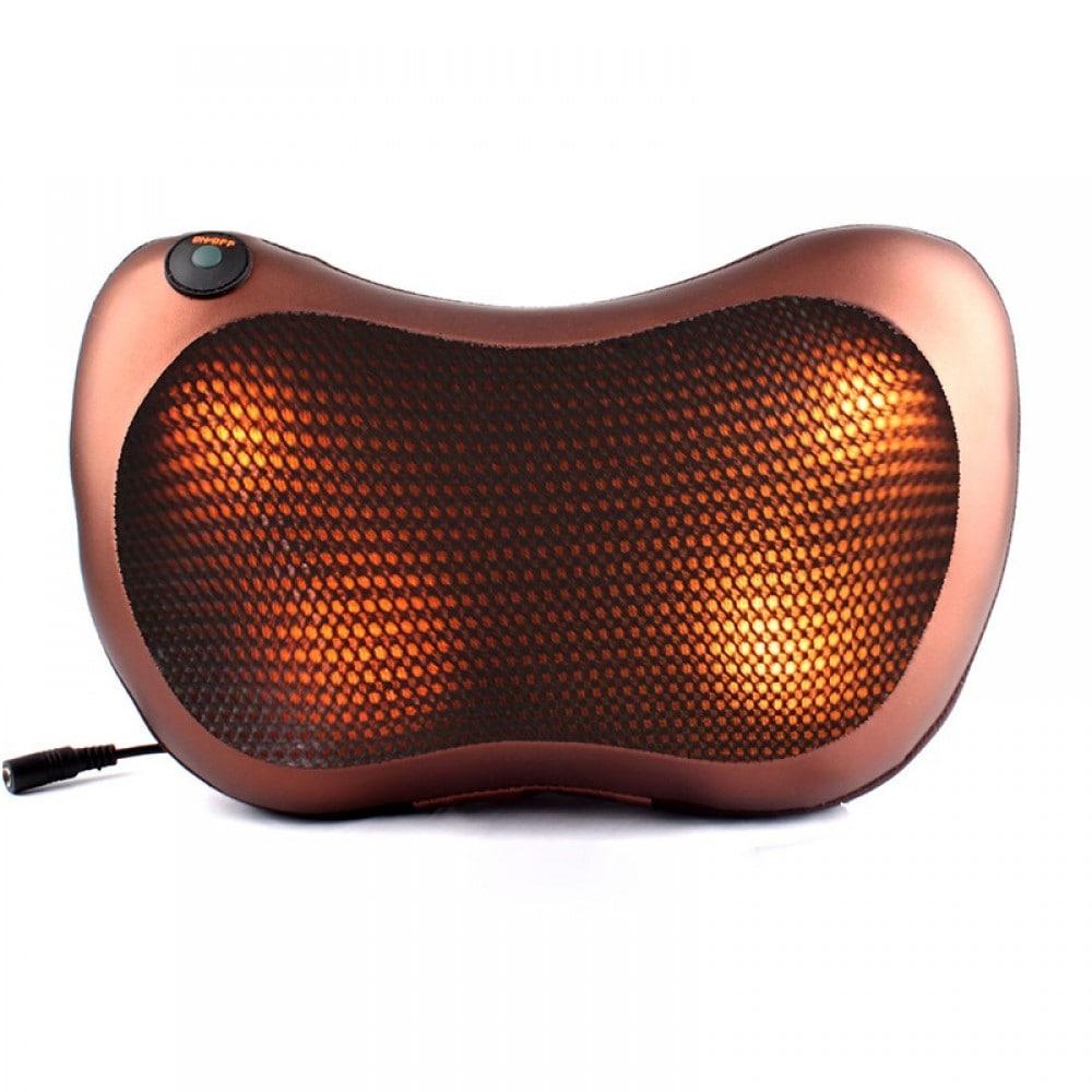 Подушка автомобільна масажна Massage pillow QY-8028 роликова (18-18-1553416495)