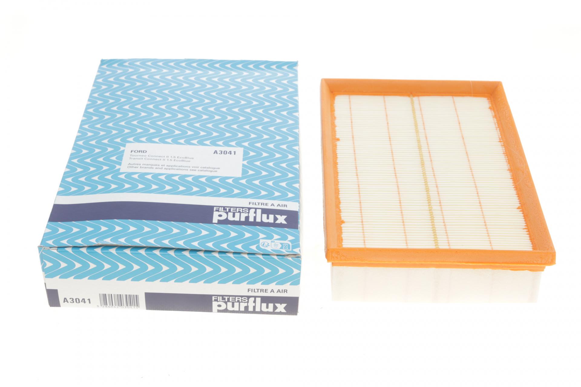 Фильтр воздушный PURFLUX для Ford Transit Connect 1,5 EcoBlue 15-/Tourneo Connect 1,5TDCi/EcoBlue 13- A3041)