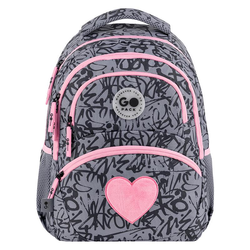Шкільний рюкзак GoPack Education Fluffy Heart (GO26-175M-4)