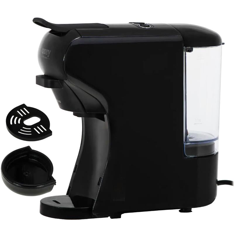 Кавомашина ріжкова капсульна Camry CR 4414 для меленої кави та 5 вкладишів для капс. 3000 Вт Чорний - фото 5 Кавомашина ріжкова капсульна Camry CR 4414 для меленої кави та 5 вкладишів для капс. 3000 Вт Чорний - фото 5