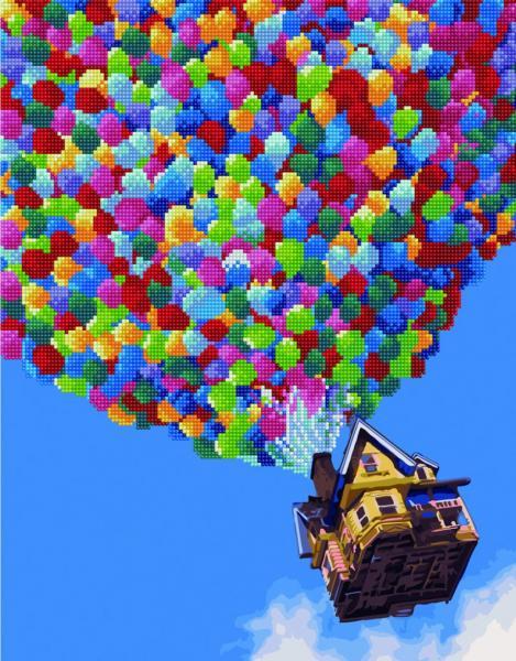 Картина за номерами Brushme Абстракція Політ за мрією 40х52 см на підрамнику (GZS1040)