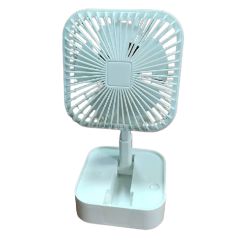 Портативный настольный мини вентилятор Mini Fan JY-1129 USB Белый - фото 2