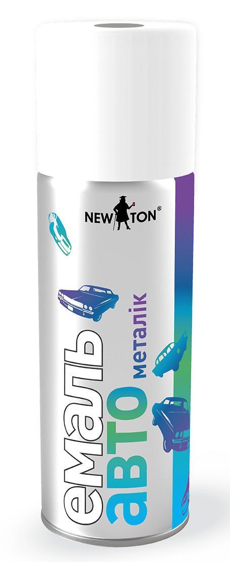 Фарба автоемаль з ефектом Металік New Ton 400 мл аерозоль A31 Mitsubishi Холодне срібло