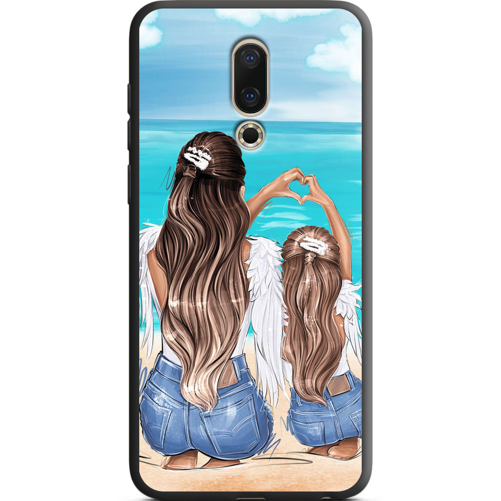 Чехол BoxFace Meizu 16 / 16X Family Vacation Черный силикон (35176-up2380-38941)