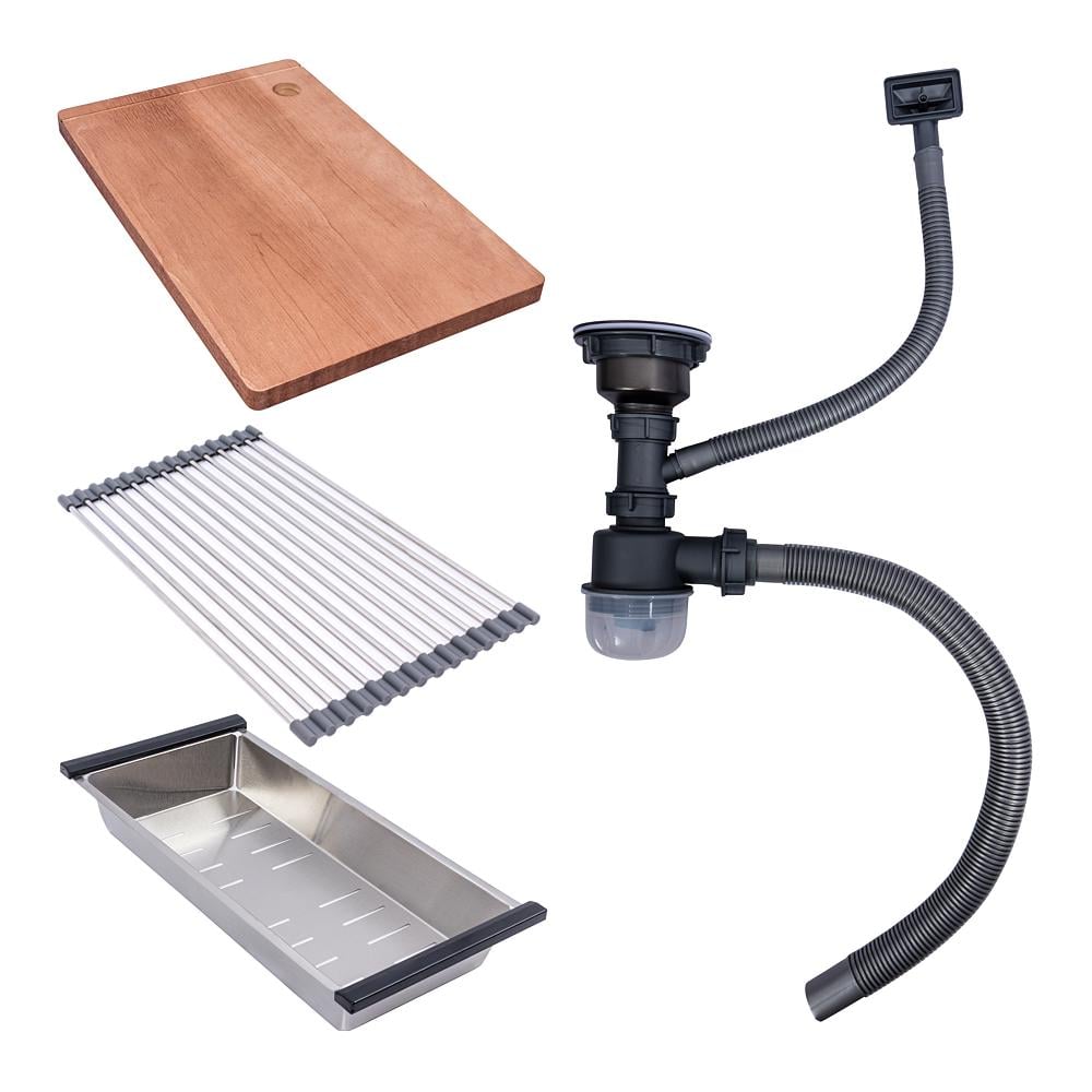 Мийка кухонна Valeso PVD СМ 54х44 Handmade монтаж під стільницю Чорний - фото 2