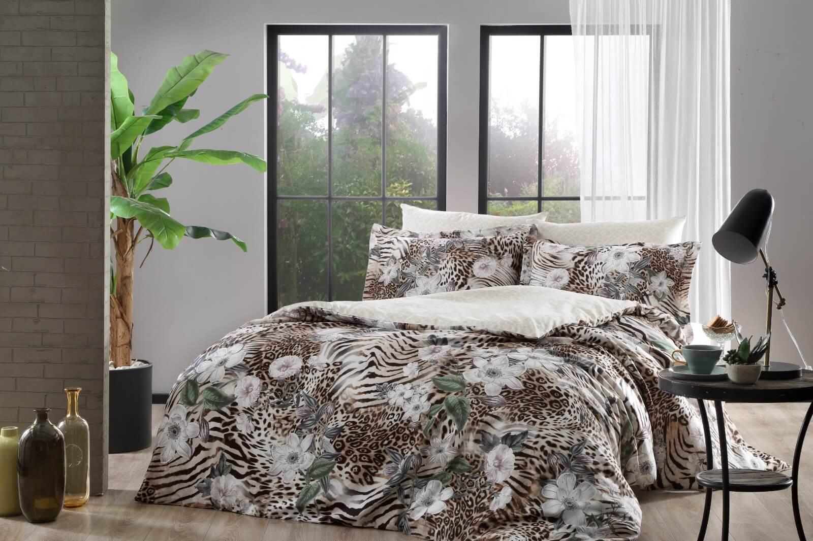 Постельное белье TAC Digital Ponte kahve v01 евро Кофе (svt-2000022297028)