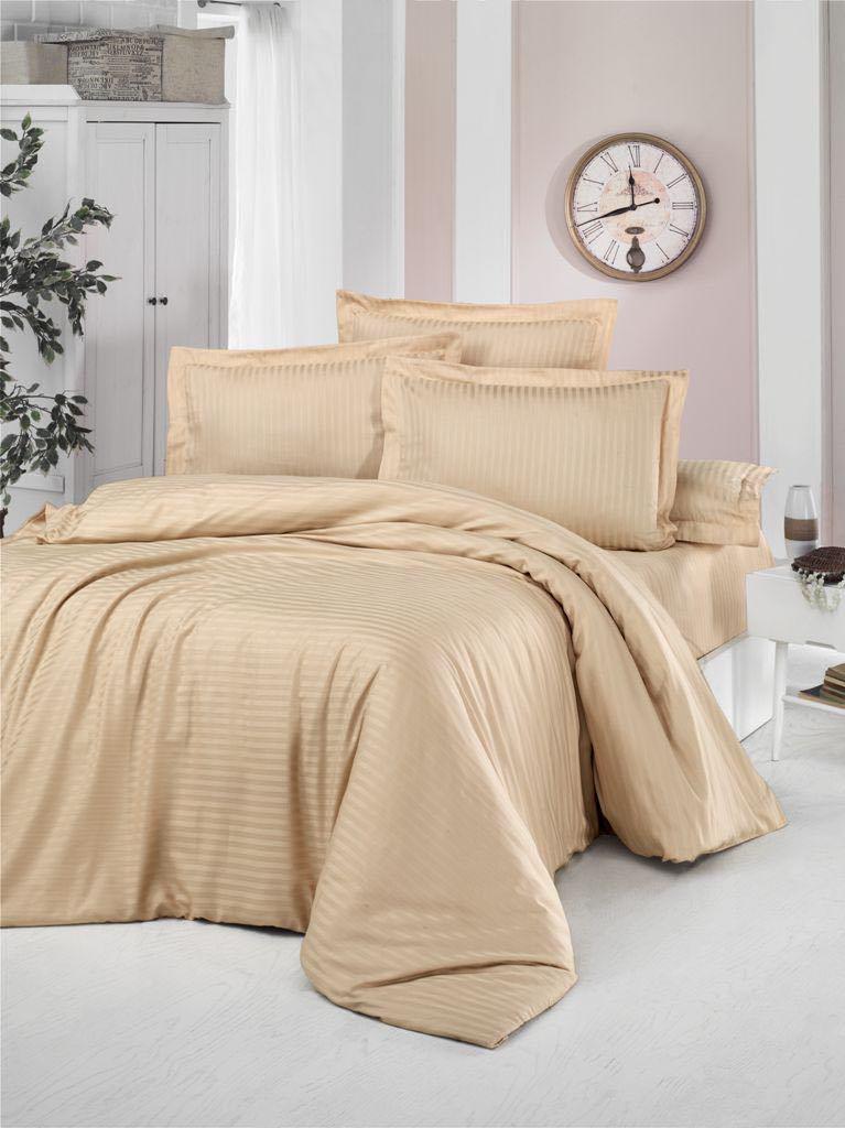 Комплект двоспальний Alena 18-3000x65 unisex 240x260 см Бежевий (189915)