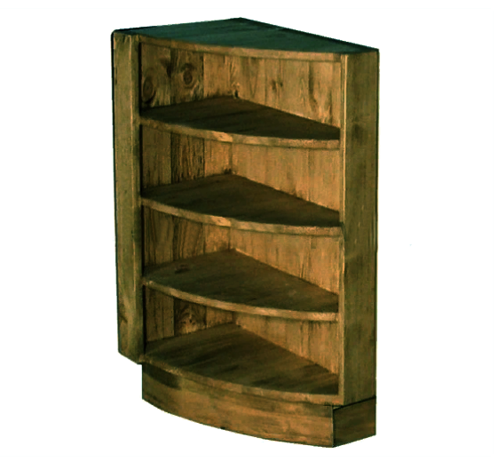 Тумба угловая из дерева Ориети Мускат (УТМ-000307)