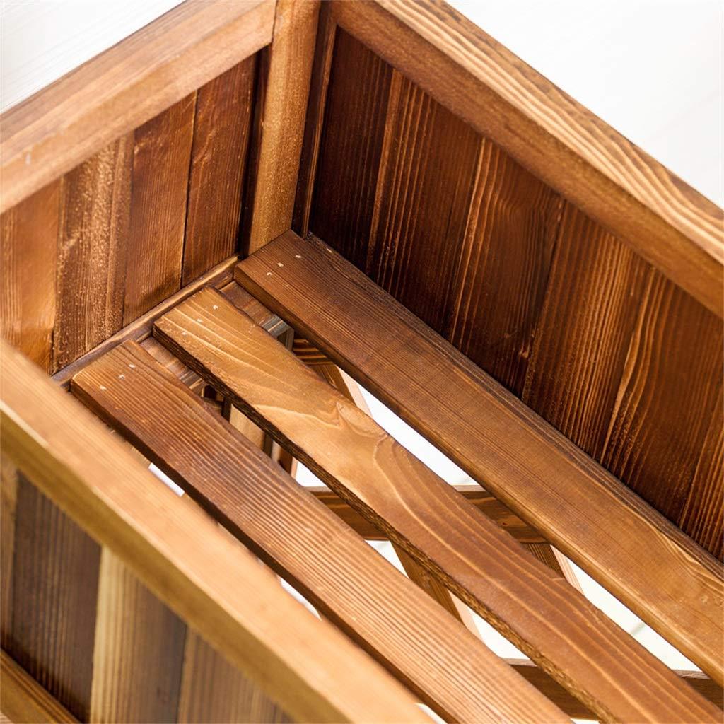 Кашпо на стійці з дерева Варберг Капучіно (КШС-000509) - фото 5