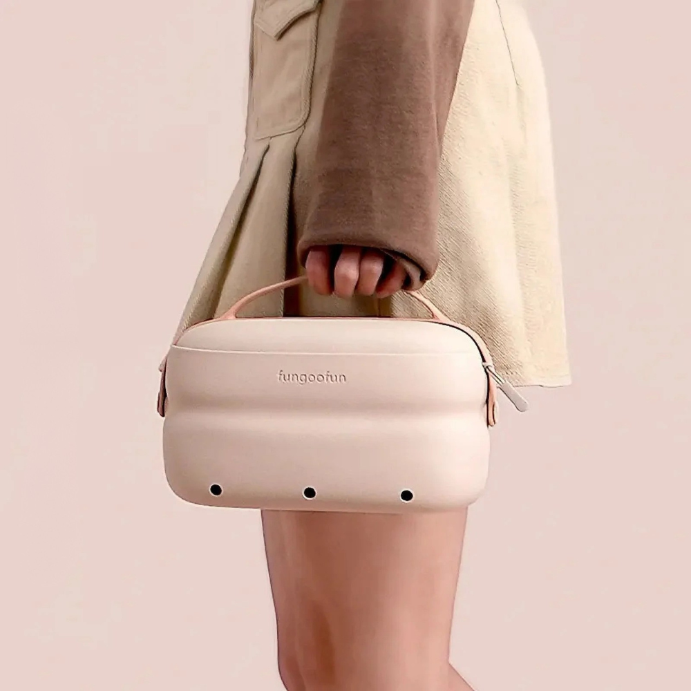 Косметичка силіконова 2в1 дорожня водонепроникна Бежевий (2549318662) - фото 3 Косметичка силіконова 2в1 дорожня водонепроникна Бежевий (2549318662) - фото 3