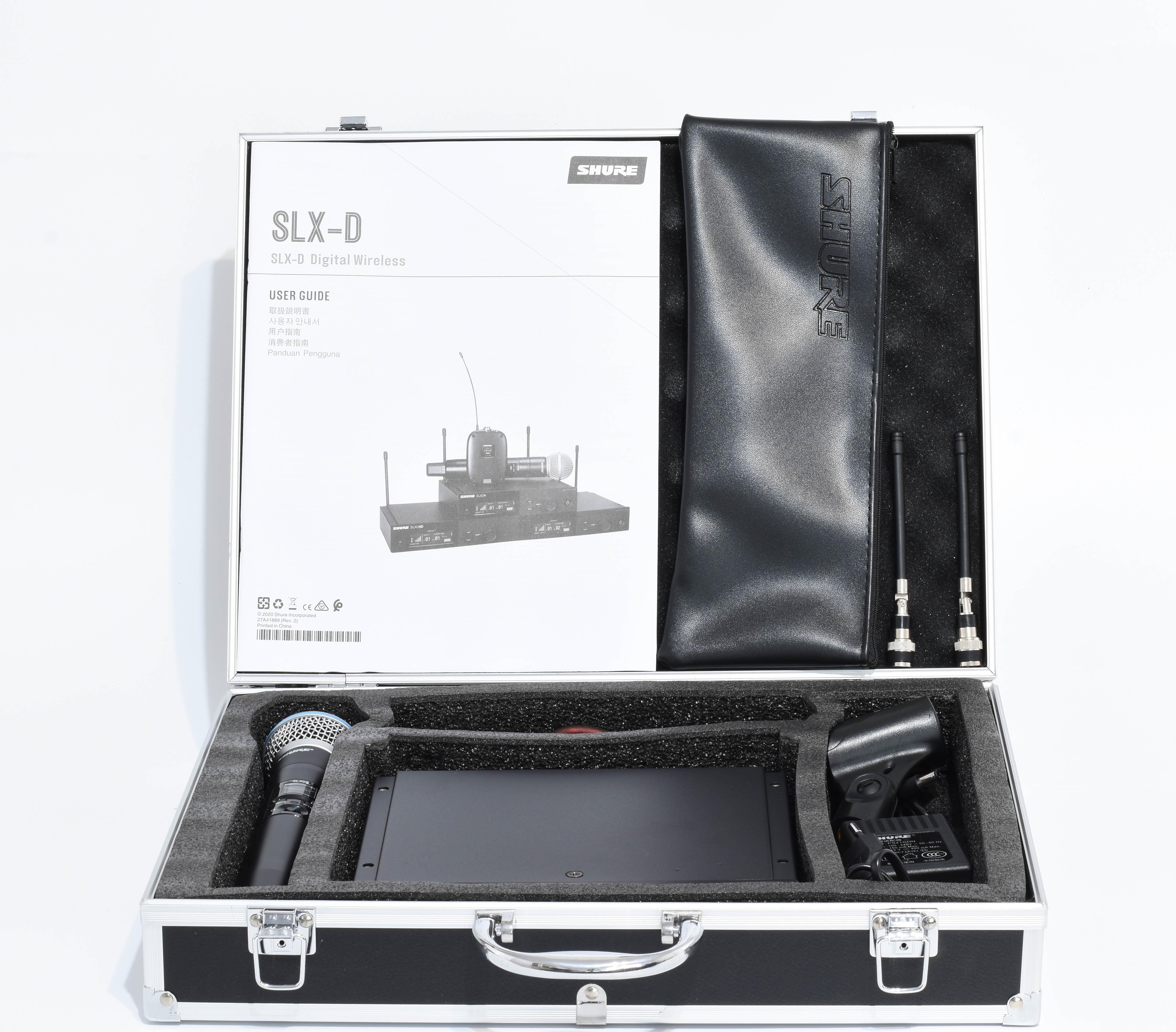 Радіосистема SHURE SLX-D BETA 58A (0076) - фото 2 Радіосистема SHURE SLX-D BETA 58A (0076) - фото 2