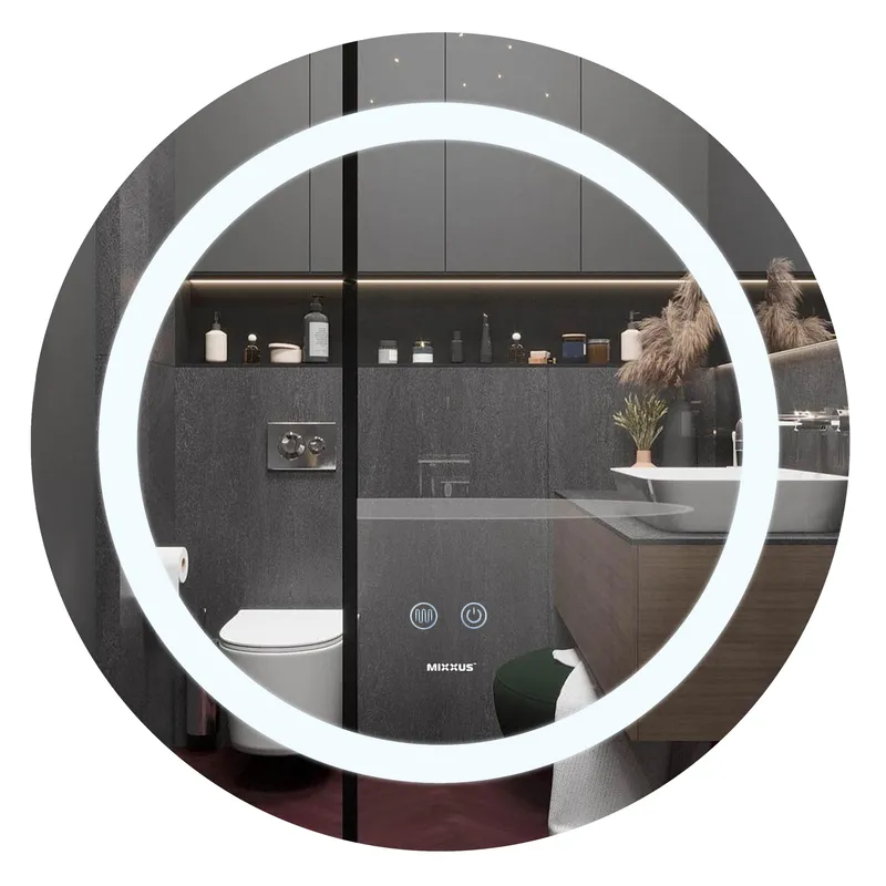 Дзеркало MIXXUS PLAIN MC03-60 з LED Touch/Anti-fog/димером/регулюванням яскравості (MI6662) Дзеркало MIXXUS PLAIN MC03-60 з LED Touch/Anti-fog/димером/регулюванням яскравості (MI6662)