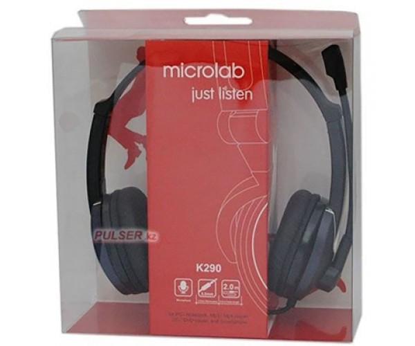 Навушники Microlab K290B Black (K290B) - фото 4 Навушники Microlab K290B Black (K290B) - фото 4