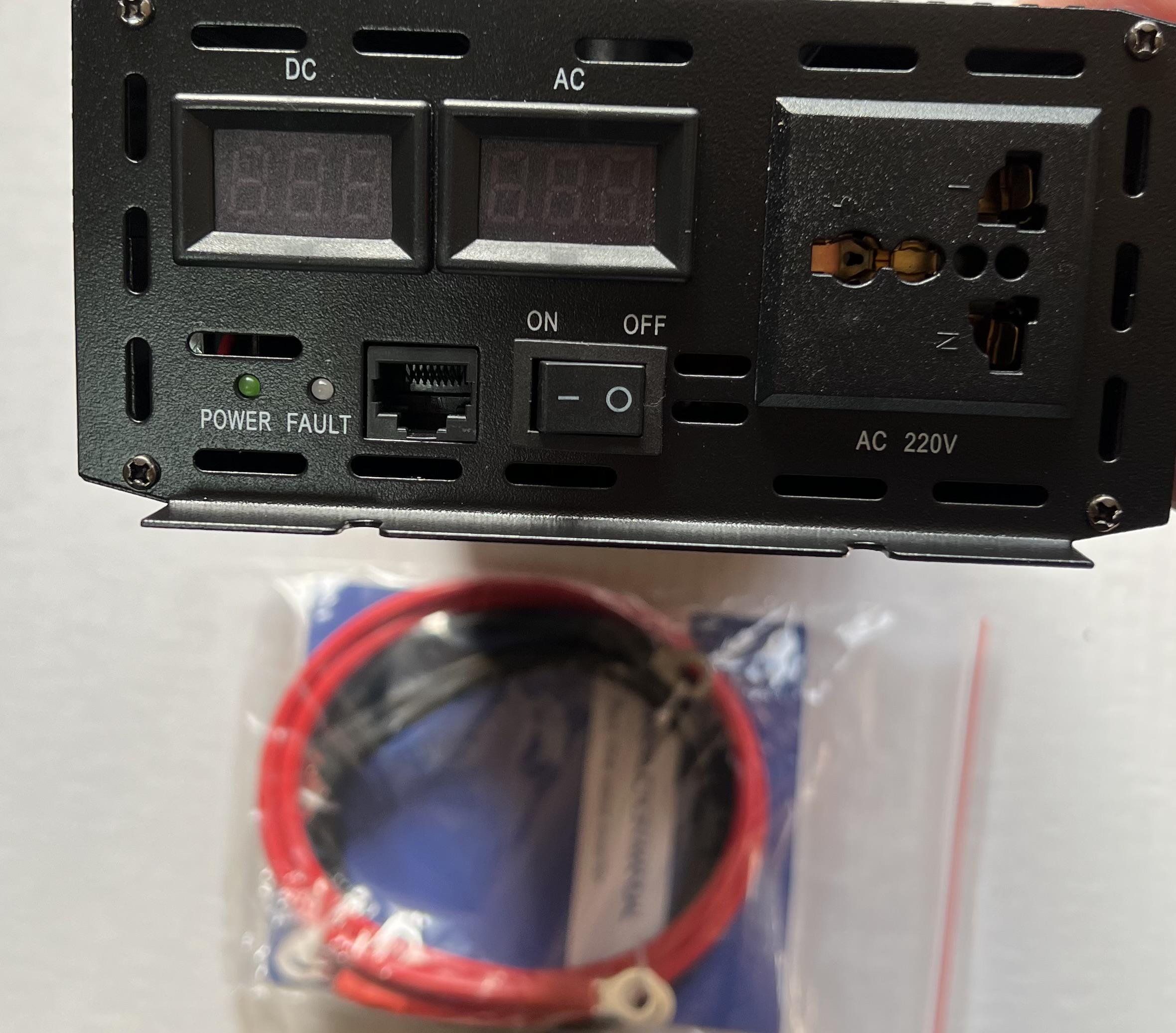 Инвертор чистая синусоида пиковая мощность 4000 Вт 12 В-220 В - фото 3