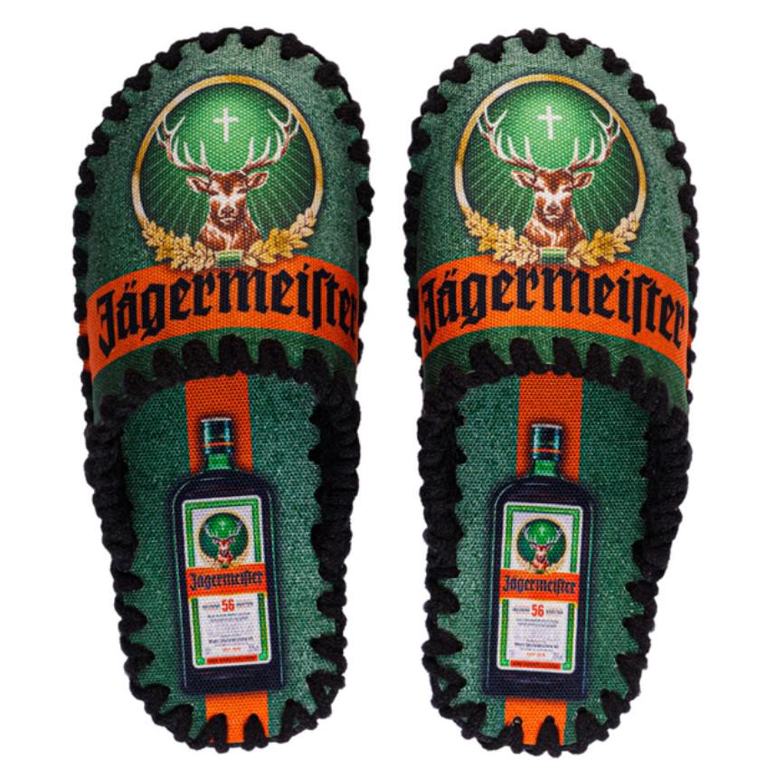 Домашние тапочки унисекс Jagermeister фетровые р. 42-43 Зеленый (VE-0511-Б-42-43)