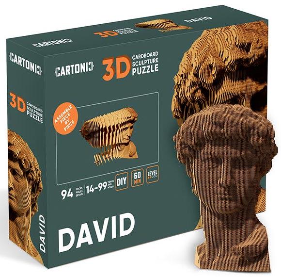 Конструктор картонний Cartonic 3D Puzzle David - фото 1